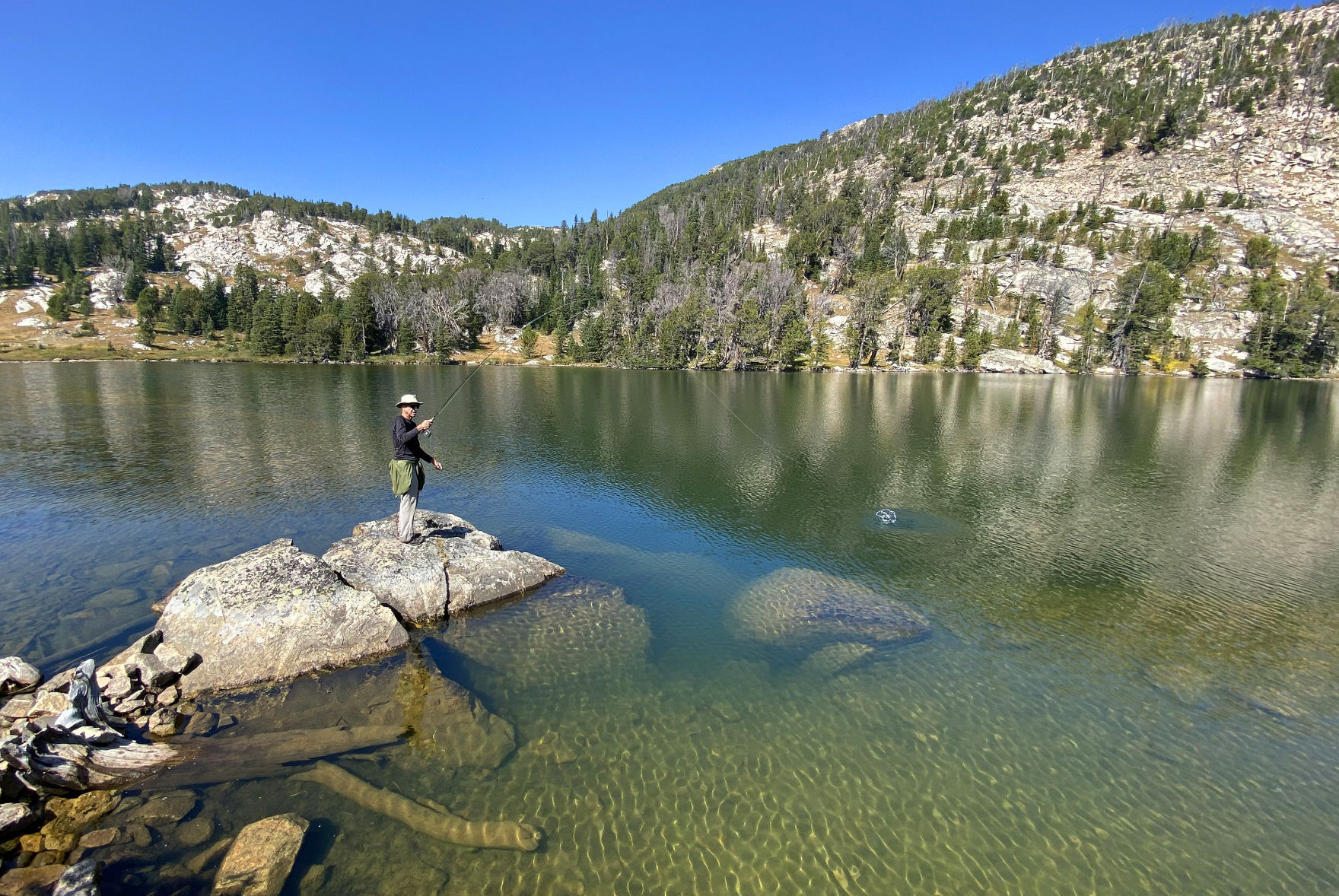Clear water